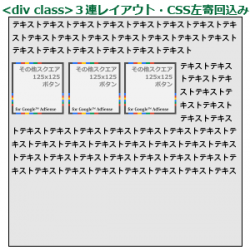 11_<div class>３連レイアウト・CSS左寄回込み